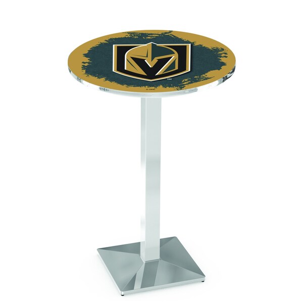 42" Chrome Vegas Golden Knights Pub Table